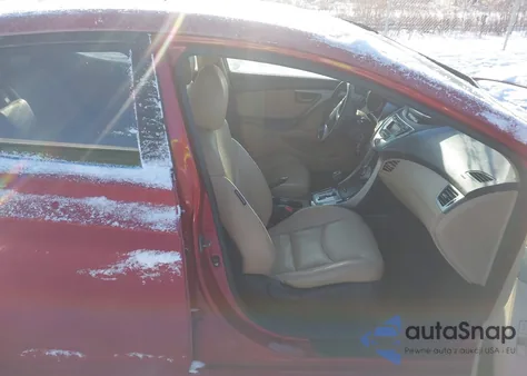 2012 Hyundai Elantra Limited (Ulsan Plant) z USA, uszkodzony, nr VIN KMHDH4AE7CU235886